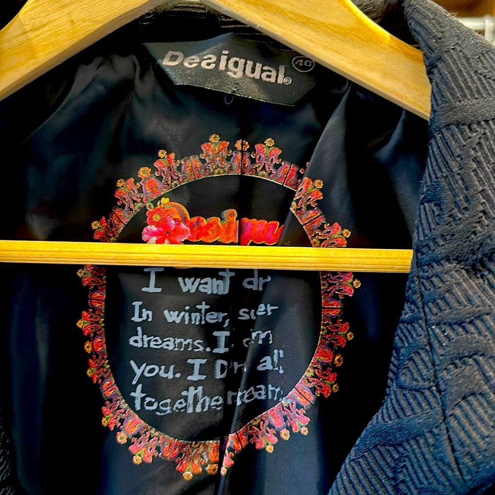 Trendy Desigual coat for sale!